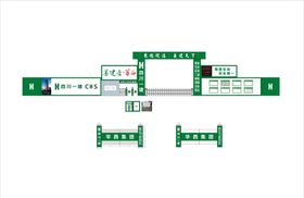 编号：62147909230926176482【酷图网】源文件下载-工地大门效果