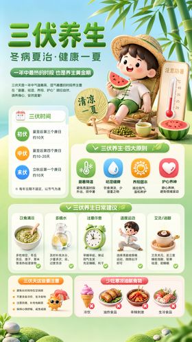 医疗中医三伏贴三伏天养生科普小贴士冬