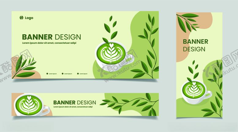 编号：78309711020756433691【酷图网】源文件下载-清新绿茶展板