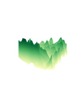 抽象山峰矢量迷雾插画
