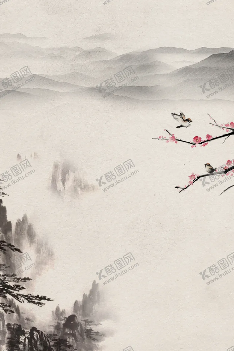 编号：37771104192208054411【酷图网】源文件下载-中国风水墨喜庆背景图片