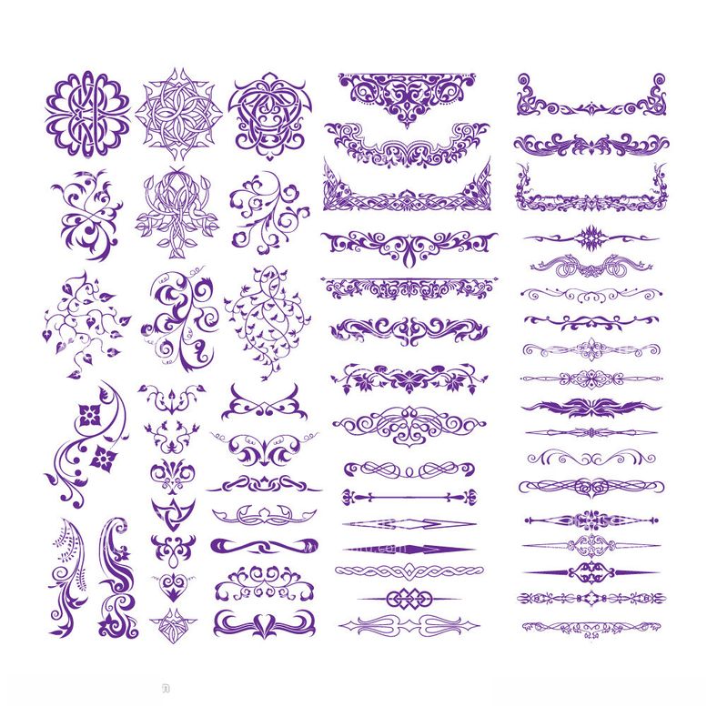 编号：79139102141127379142【酷图网】源文件下载-装饰花纹复古边框