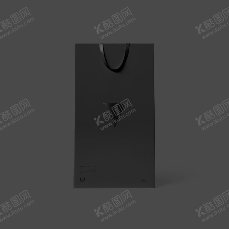 编号：77403405052239406284【酷图网】源文件下载-黑色简约手提袋