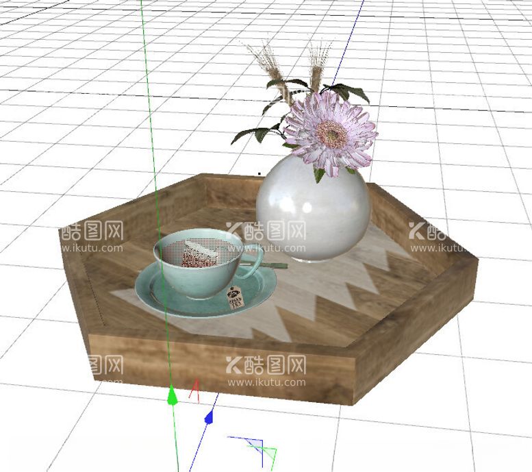 编号：90124711300850325599【酷图网】源文件下载-C4D模型花瓶