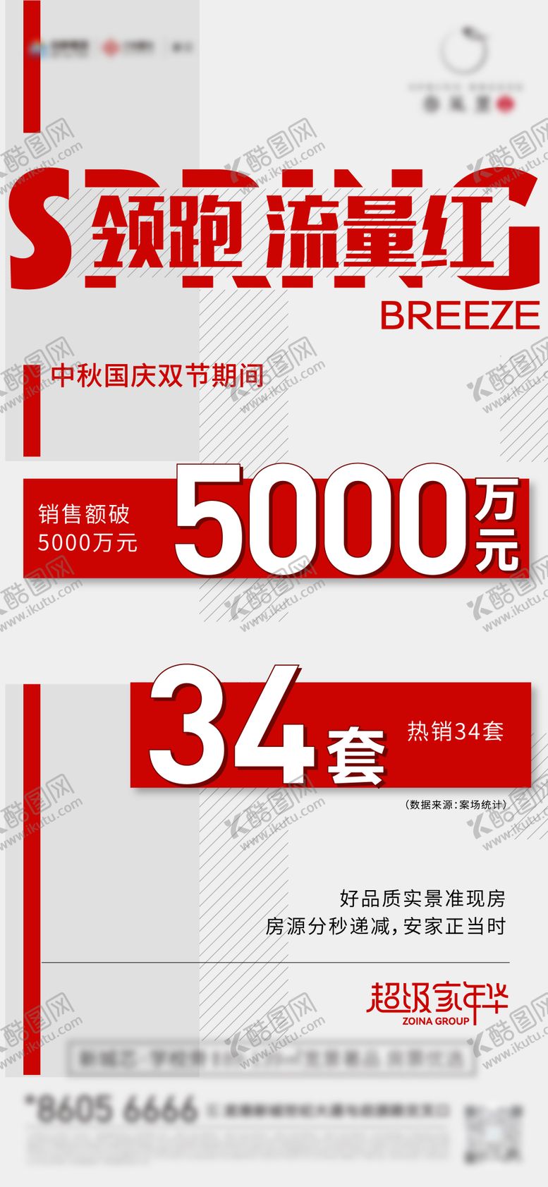 编号：82291805160919488674【酷图网】源文件下载-地产数据热销海报