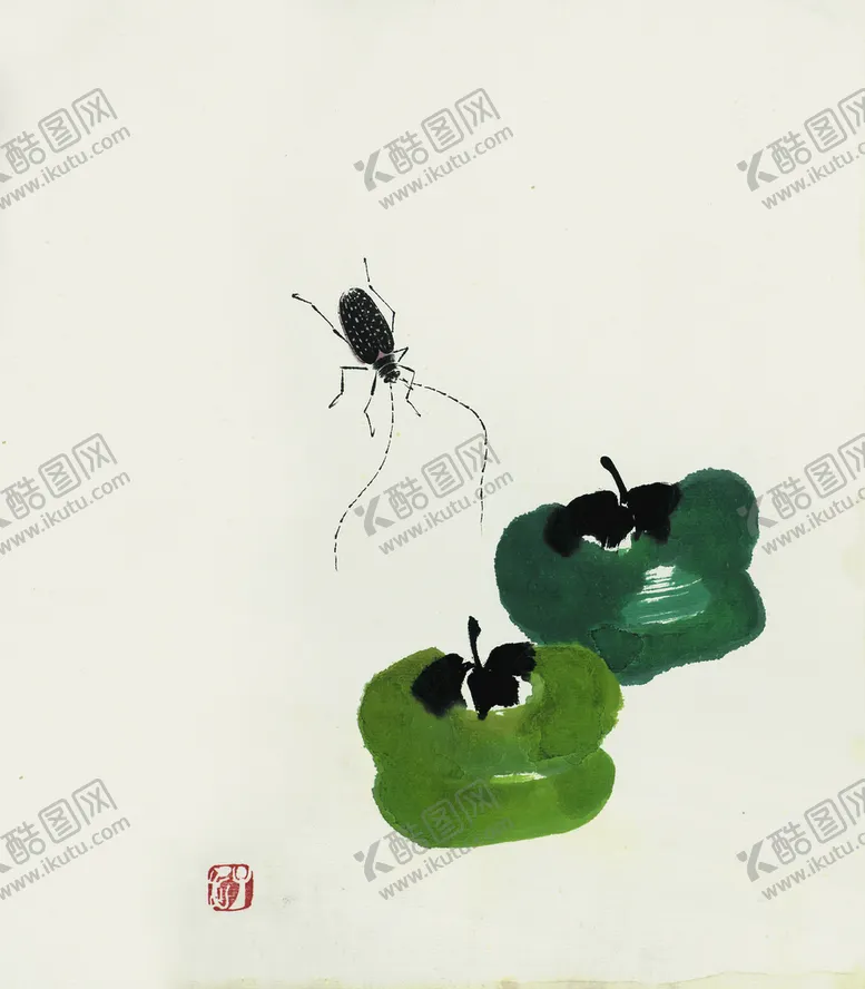 编号：75962210251412131357【酷图网】源文件下载-齐白石国画