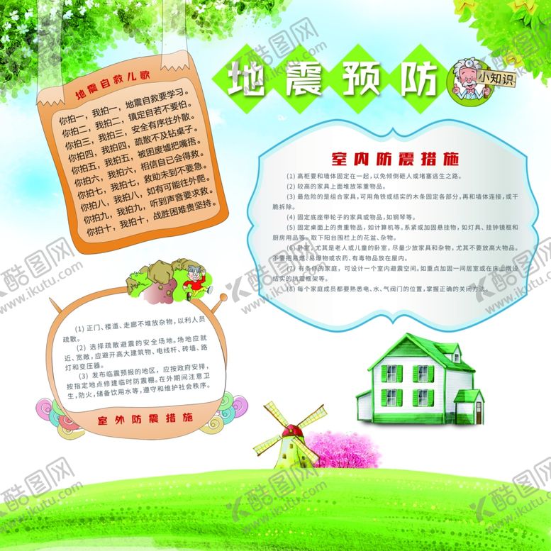编号：52767310221931015362【酷图网】源文件下载-地震预防