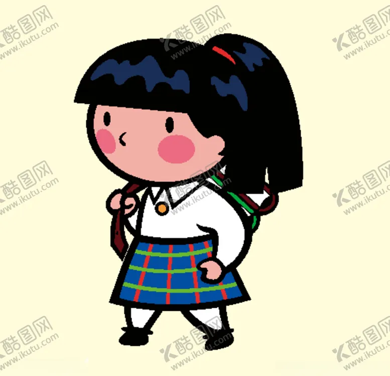 编号：65376709300750079202【酷图网】源文件下载-上学的女生