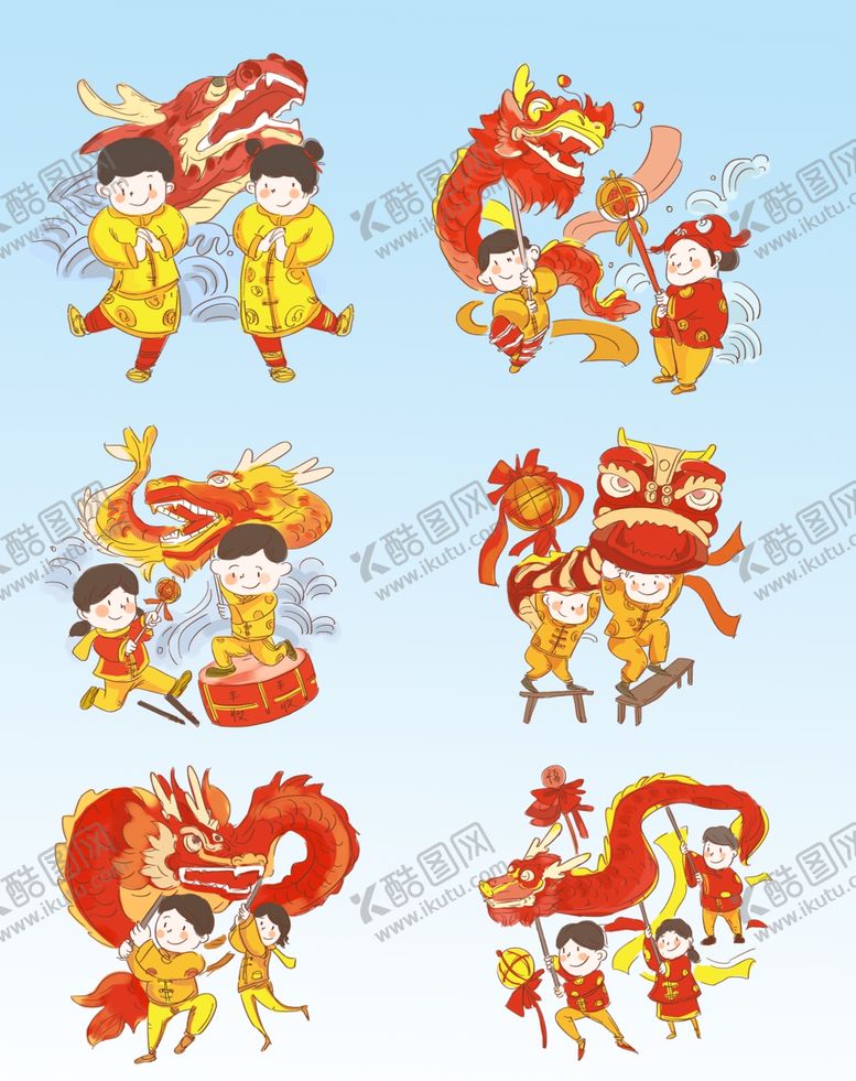 编号：83025212202211363848【酷图网】源文件下载-舞龙
