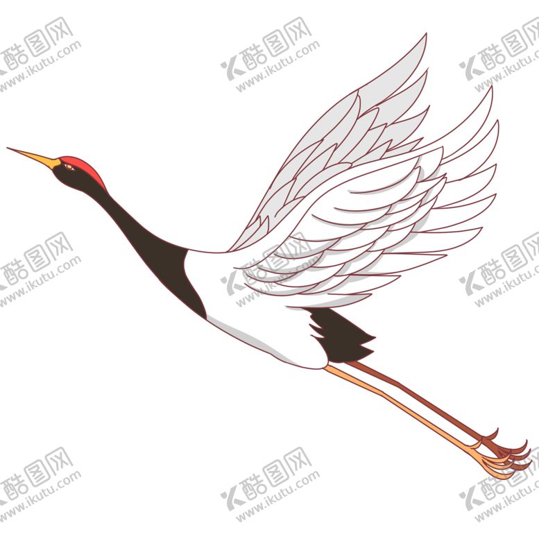 编号：77821705122100178703【酷图网】源文件下载-仙鹤元素