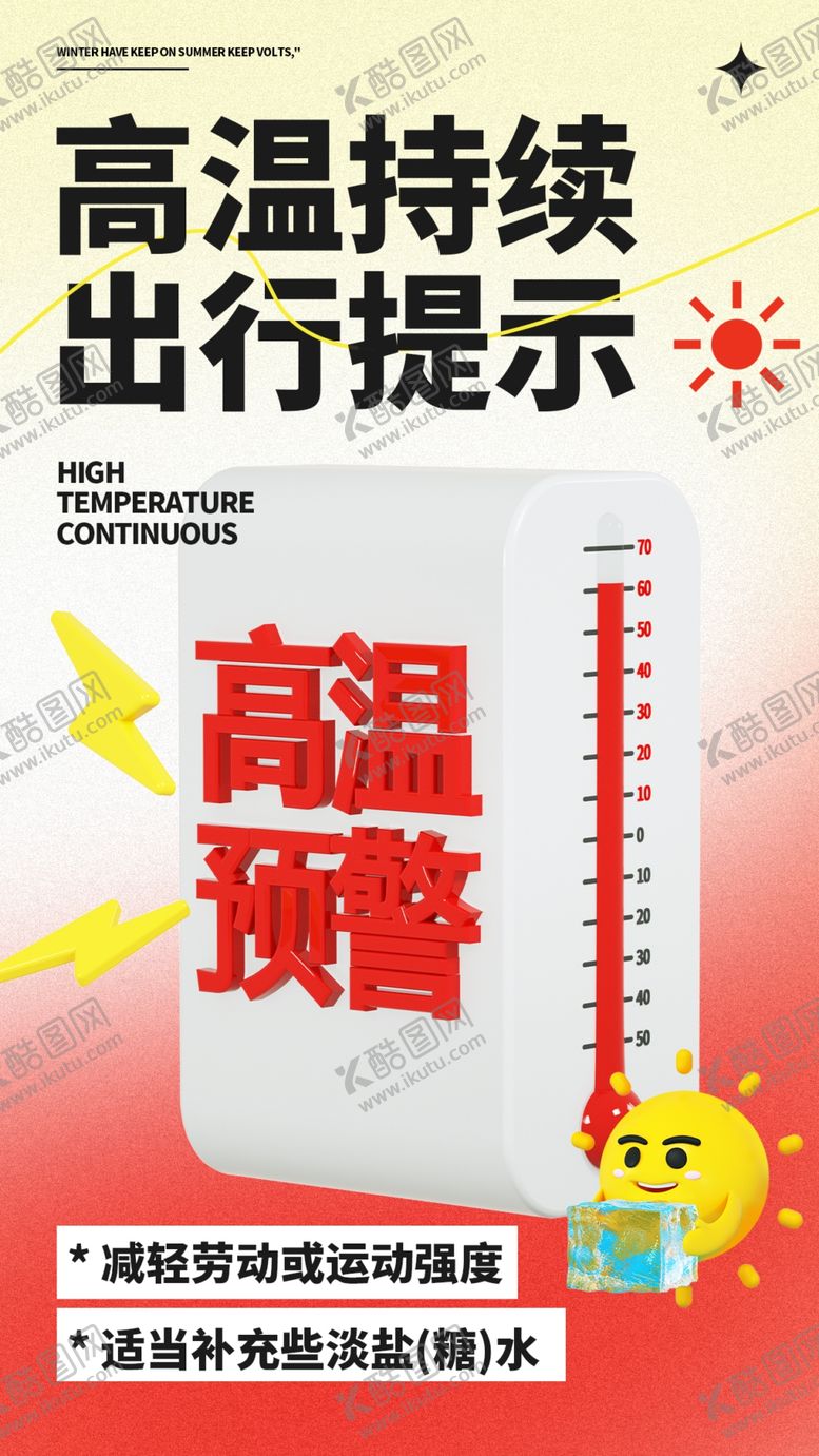 编号：09368210022022185016【酷图网】源文件下载-高温预警全屏海报
