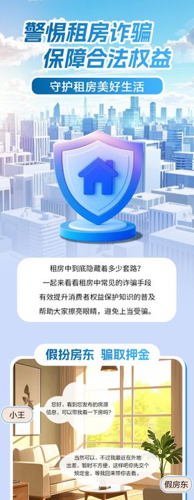 租房安全长图