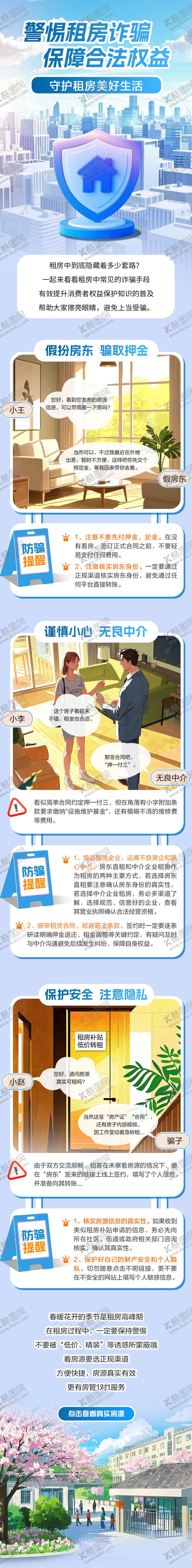 编号：94109506151734548733【酷图网】源文件下载-租房安全长图