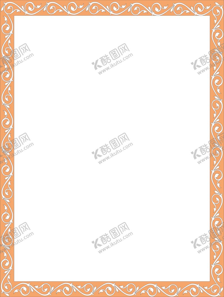 编号：42805105131608261120【酷图网】源文件下载-简约花纹边框