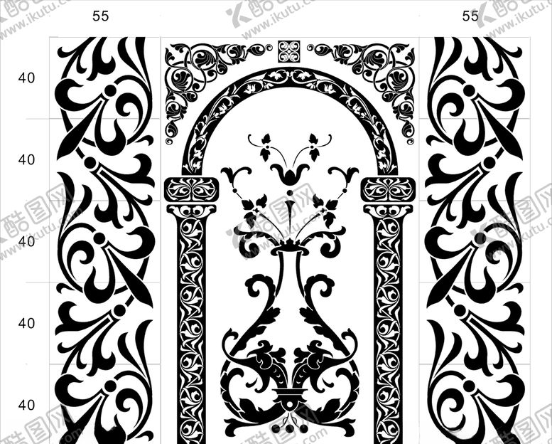 编号：28193006191400314286【酷图网】源文件下载-古罗马风格圆顶门
