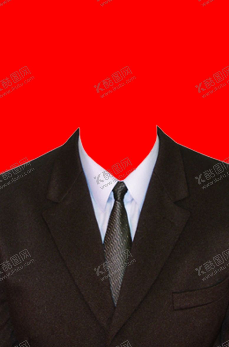 编号：88231105140254365891【酷图网】源文件下载-西装证件照模板
