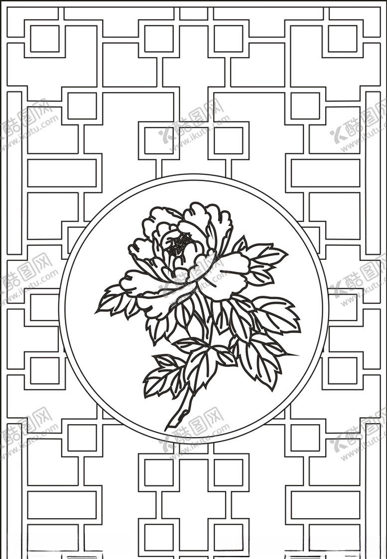 编号：13506207032310418164【酷图网】源文件下载-圆牡丹