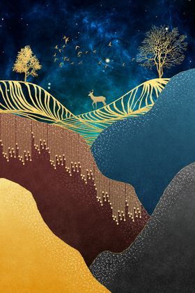 北欧风简约抽象艺术装饰画