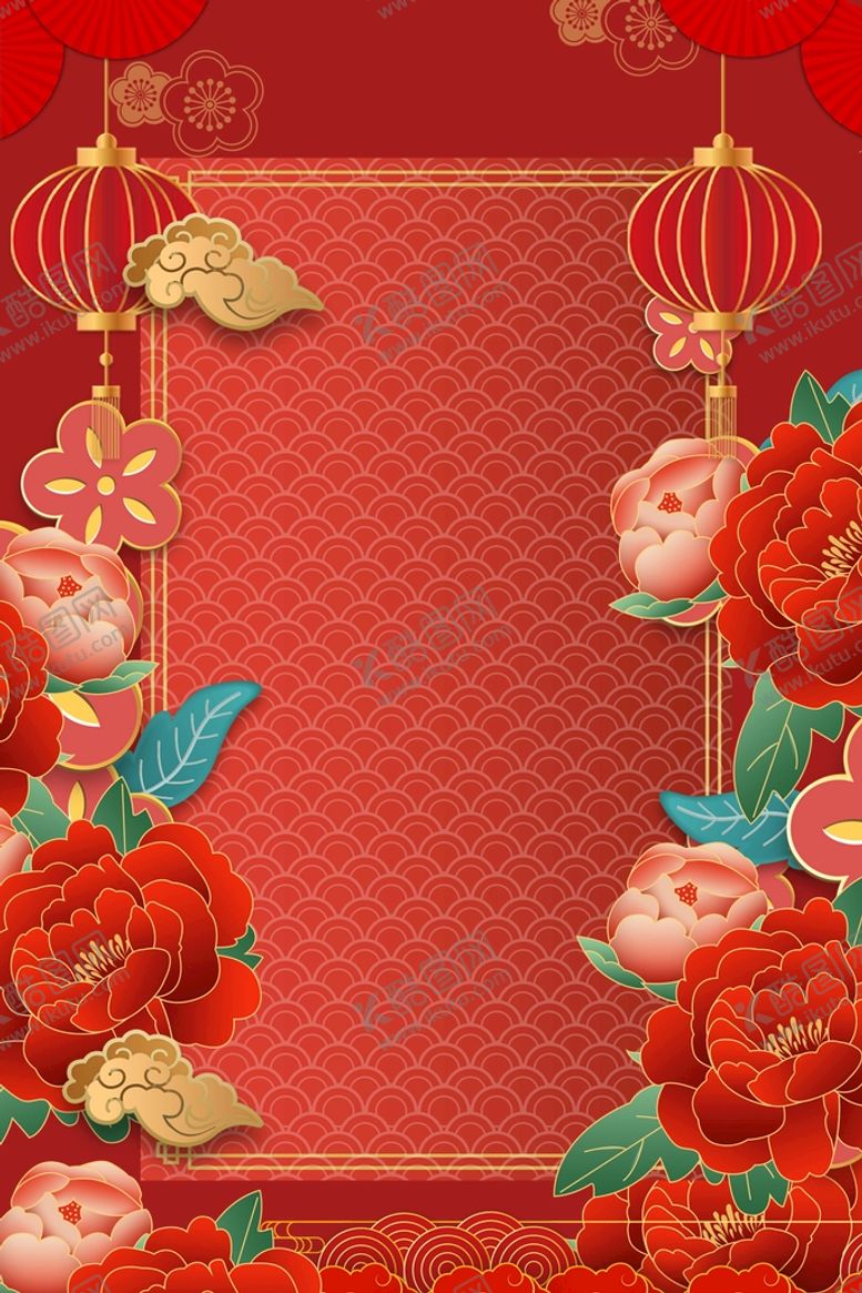 编号：53397810181948324270【酷图网】源文件下载-红色背景