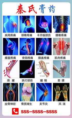 传统膏药制作插画包装盒平面图