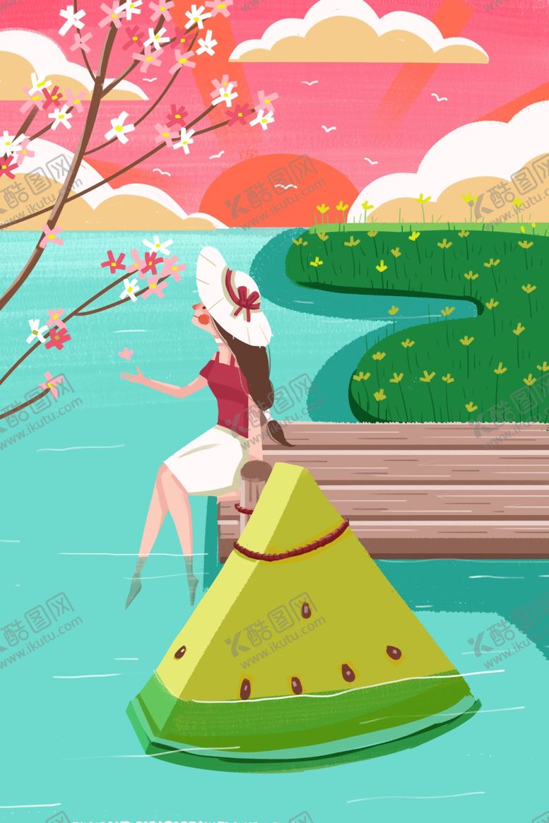 编号：47567206182020527207【酷图网】源文件下载-看海插画