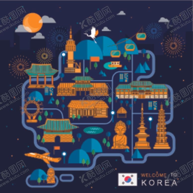 编号：33824007070947092741【酷图网】源文件下载-韩国旅游
