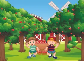 卡通儿童幼园Q版人物动漫人物