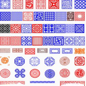 传统中式图案集合