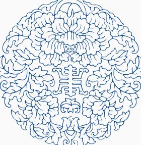 青花瓷花纹