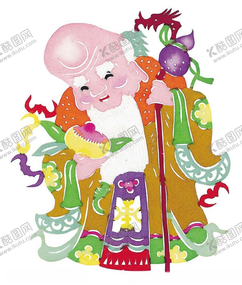 编号：32366406290723549514【酷图网】源文件下载-寿星水彩画