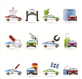 矢量汽车修理元素