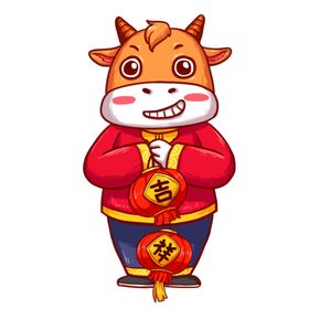 卡通牛形象