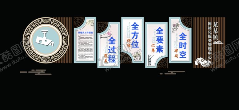 编号：36080807130529081010【酷图网】源文件下载-监控室文化墙