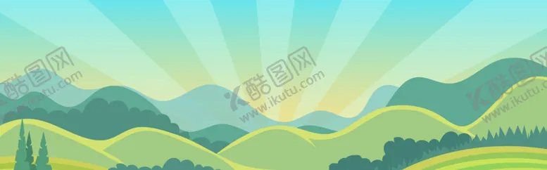 编号：16206506251927327997【酷图网】源文件下载-卡通山树