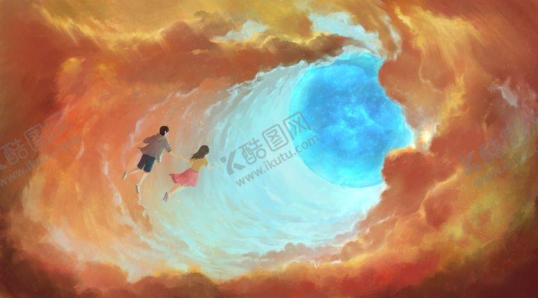 编号：64648807140657485169【酷图网】源文件下载-奇幻宇宙中的飞行场景