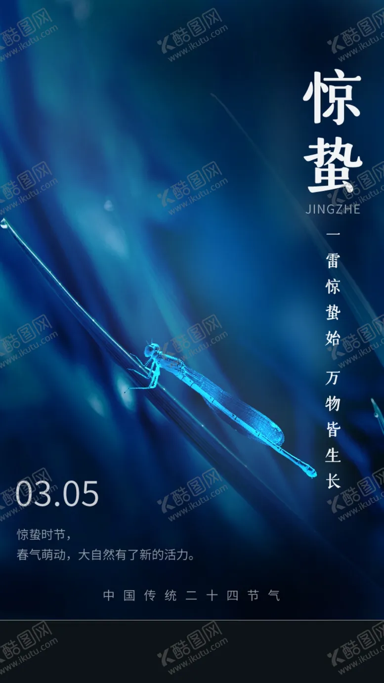 编号：96609403221758108757【酷图网】源文件下载-惊蛰海报