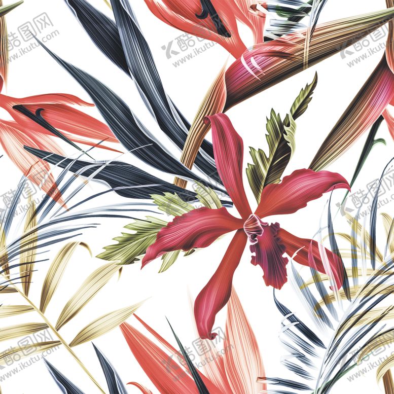 编号：61029409160847411147【酷图网】源文件下载-热带花