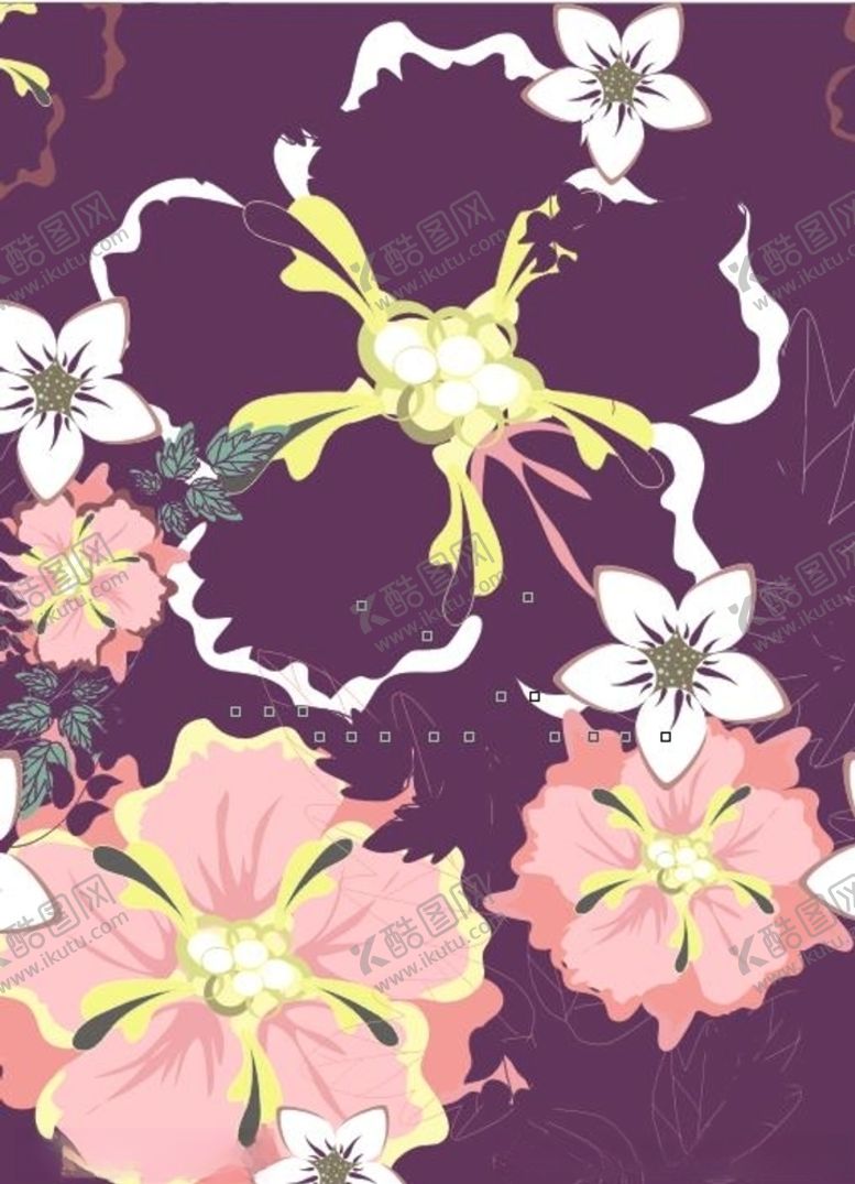 编号：34641910061458056363【酷图网】源文件下载-喇叭花数码数码印花设计