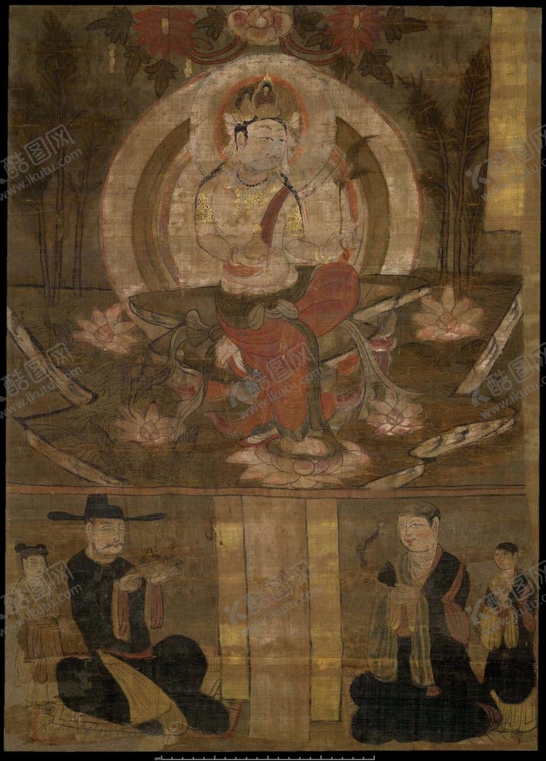 编号：31745407090234286613【酷图网】源文件下载-敦煌风格绘画图案
