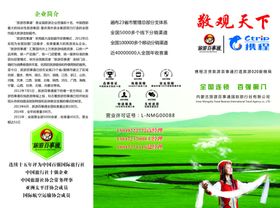 汽车折页3折页