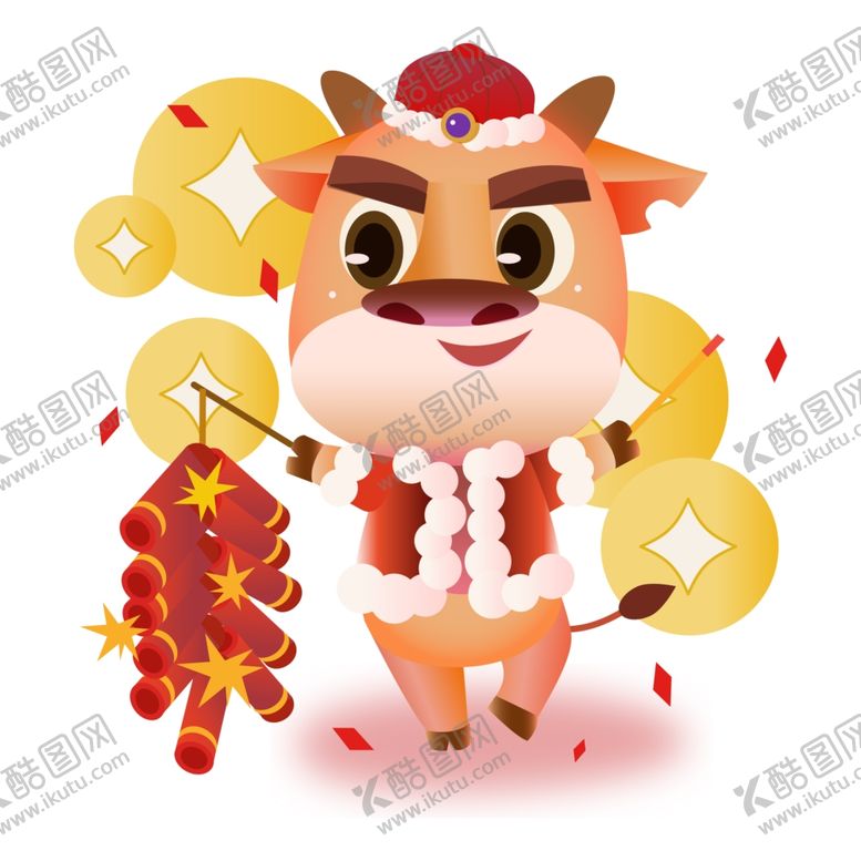 编号：14046105191101249126【酷图网】源文件下载-卡通牛形象