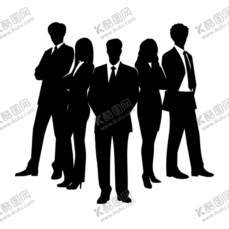 编号：17515410111626549691【酷图网】源文件下载-职场人物剪影