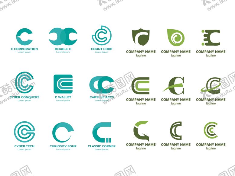 编号：23701204051836245143【酷图网】源文件下载-C标志logo