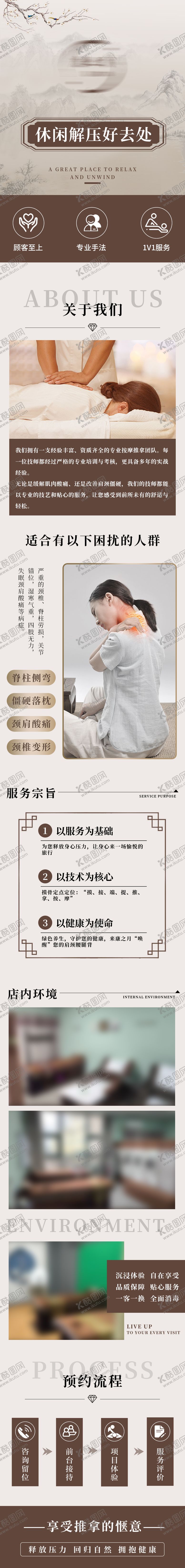 编号：43708609080325095679【酷图网】源文件下载-大众点评美团推拿按摩详情页