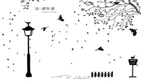 背景墙荷花锦鲤室内设计