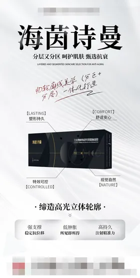 医美产品海报