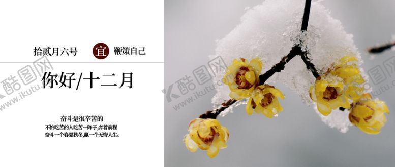 编号：80855109200628061793【酷图网】源文件下载-你好12月