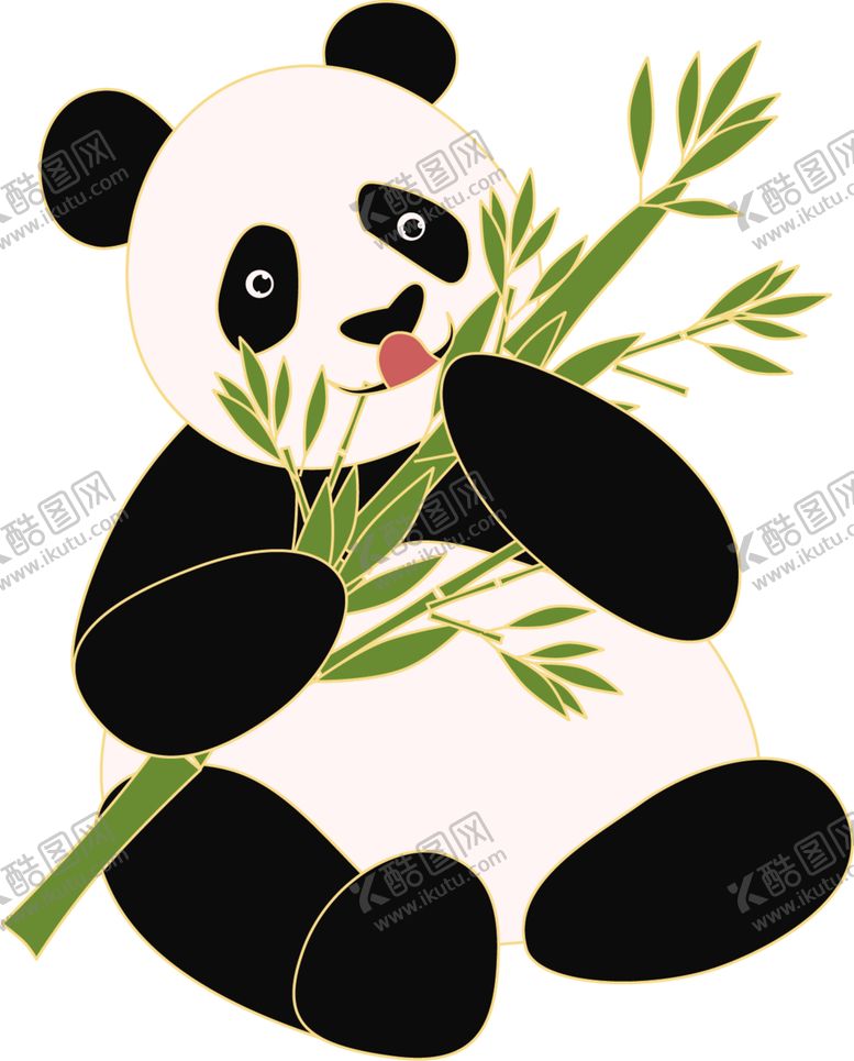 编号：70324202121545194976【酷图网】源文件下载-卡通熊猫