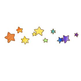 分隔线星星装饰