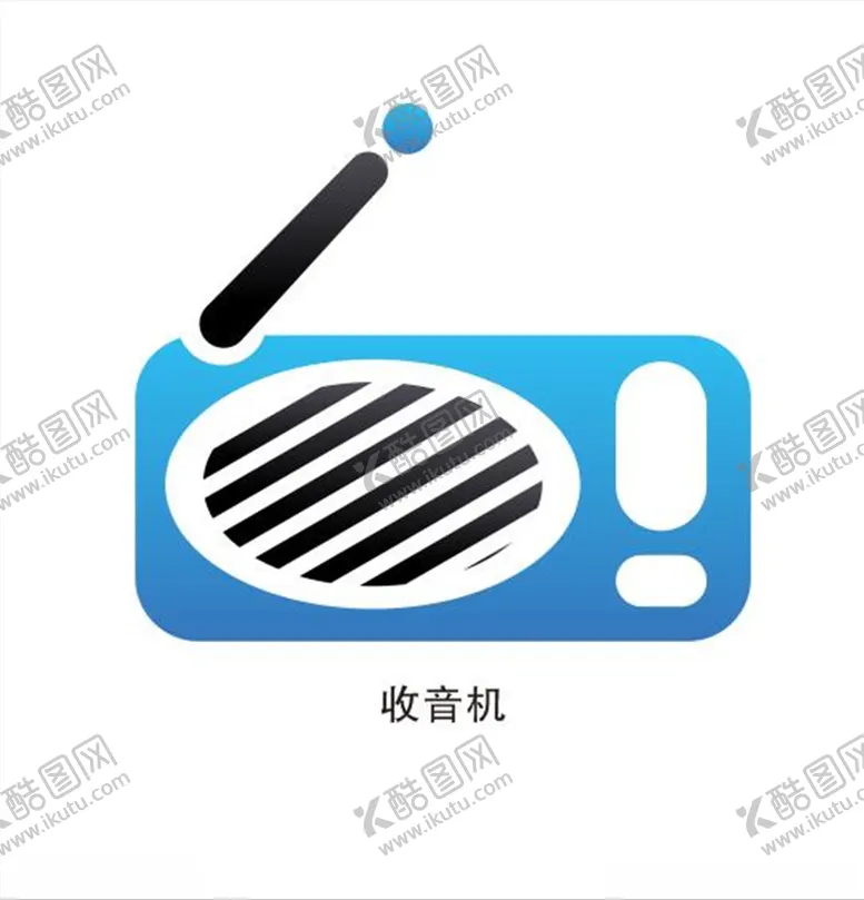 收音机天气图标乐图标交通图标